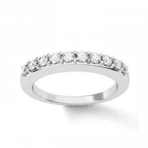 Diamond Round Cut Anniversary Ring 0.30Ctw