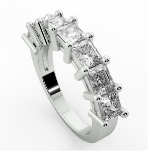 Diamond Princess Anniversary Ring 1.85Ctw