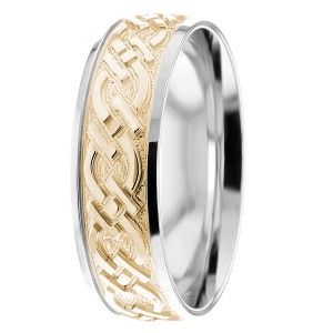 7mm Celtic Knot Wedding Ring