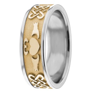 7mm Claddagh Wedding Ring
