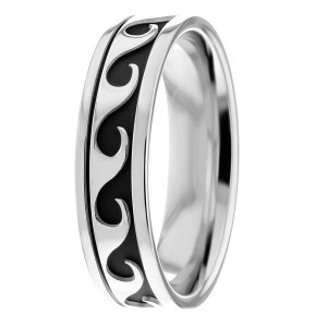 6mm Celtic Wave Wedding Ring