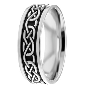 7mm Celtic Knot Wedding Ring