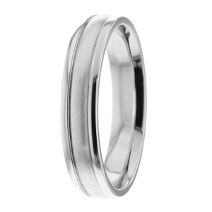 5mm Grooved Wedding Ring