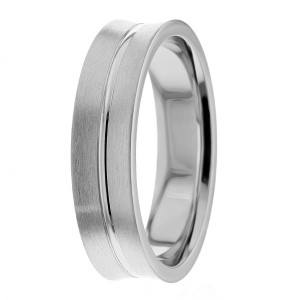 6mm Concave Wedding Ring