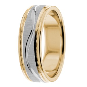 6mm Brushed Wedding Ring