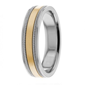 6mm Diamond Cut Wedding Ring