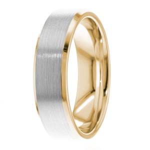 Beveled Edge 6mm Wedding Ring