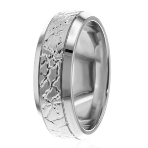 6.5mm Carved Wedding Ring