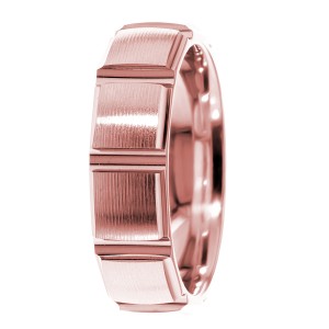 Diamond Cut Wedding Ring 7mm