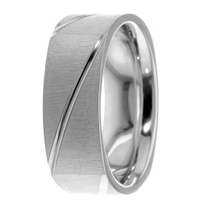 Soft Square 7mm Wedding Ring