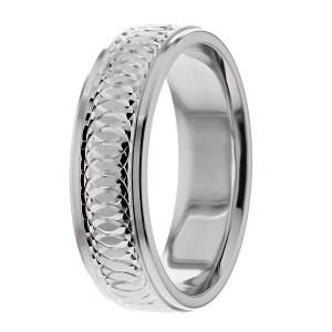 6.5mm Interlocking Circles Band