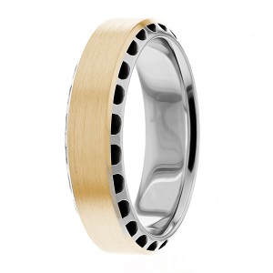 7mm Side Carved Wedding Ring