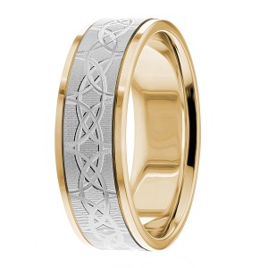 7mm Pattern Wedding Bands