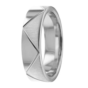6mm Triangle Wedding Ring
