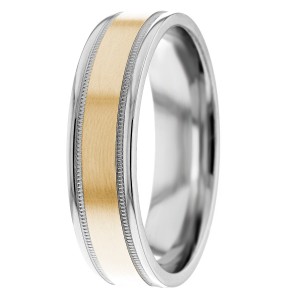 Classic 6mm Milgrain Wedding Ring