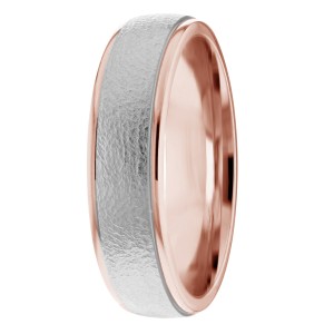 Textured 6mm Wedding Bands