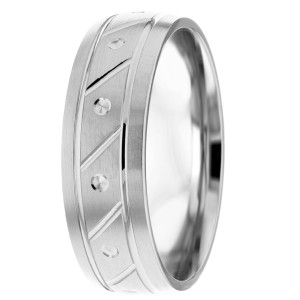 Low Dome 6mm wide Wedding Ring