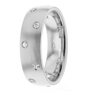 Diamond Wedding Band 6mm 0.36 Ctw.