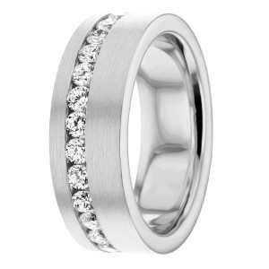 Diamond Wedding Band 7.5mm 1.25 Ctw.