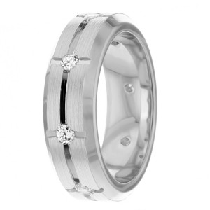 Diamond Wedding Band 6.5mm 0.32 Ctw.