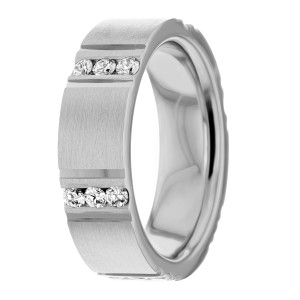 Diamond Wedding Band 6mm 0.54 Ctw.