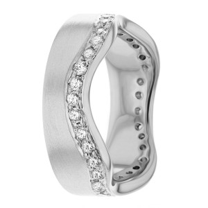 Diamond Wedding Band 7mm 0.75 Ctw.