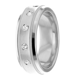 Diamond Wedding Band 6.5mm 0.25 Ctw.