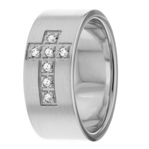 Diamond Wedding Band 8mm 0.105 Ctw.