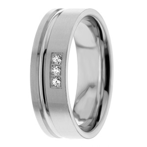 Diamond Wedding Band 6mm 0.09 Ctw.