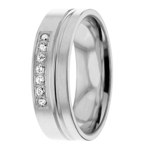 Diamond Wedding Band 6mm 0.14 Ctw.