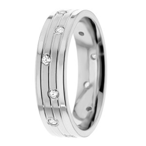 Diamond Wedding Band 5mm 0.24 Ctw.