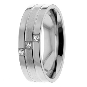 Diamond Wedding Band 6mm 0.06 Ctw.