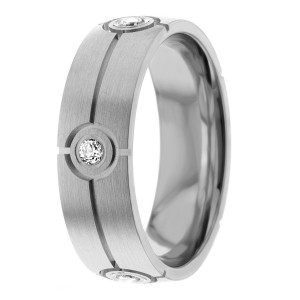 Diamond Wedding Band 6mm 0.15 Ctw.