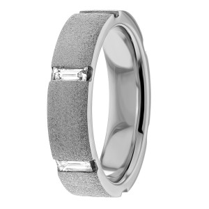 Diamond Wedding Ring 4mm Wide 0.84 Ctw.