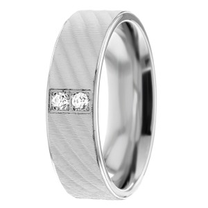 Diamond Wedding Band 6mm 0.04 Ctw.