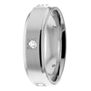 Diamond Wedding Band 6mm 0.15 Ctw.