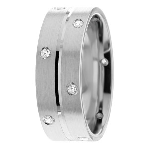 Diamond Wedding Band 7mm 0.24 Ctw.