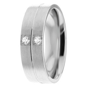 Diamond Wedding Band 6mm 0.04 Ctw.