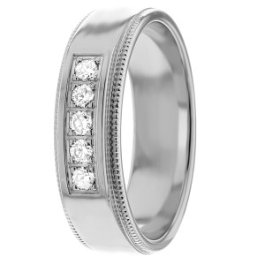 Diamond Wedding Band 5mm 0.25 Ctw.