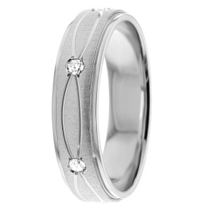 Diamond Wedding Band 6mm 0.12 Ctw.