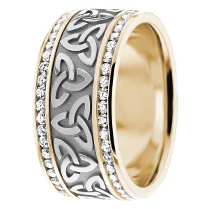 Diamond Wedding Band 9mm 0.96 Ctw.