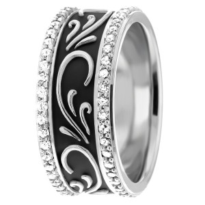 Diamond Wedding Band 9mm 0.96 Ctw.