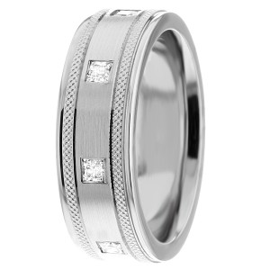 Diamond Wedding Band 7.5mm 0.8 Ctw.