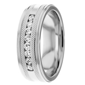 Diamond Wedding Band 7mm 0.24 Ctw.