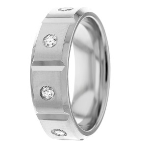 Diamond Wedding Band 7mm 0.40 Ctw.