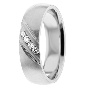 Diamond Wedding Band 6.5mm 0.12 Ctw.