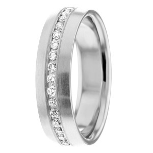 Diamond Wedding Band 6mm 0.32 Ctw.