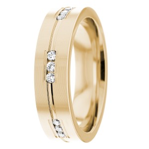 Diamond Wedding Band 6mm 0.18 Ctw.