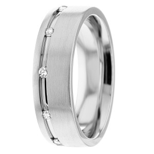 Diamond Wedding Band 6mm 0.15 Ctw.