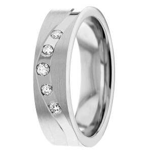 Diamond Wedding Band 6mm 0.11 Ctw.